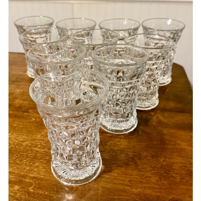 1930s Fostoria American Flared Glass Set - 10pcs For Sale - Image 12 of 12