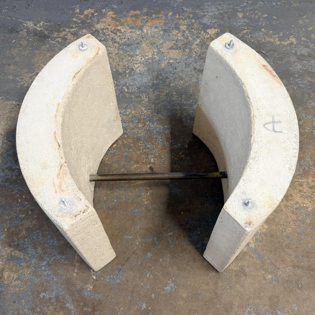 Late 20th Century Silas Seandel Signed "Terra" Cast Concrete and Bronze Coffee or Cocktail Table For Sale - Image 14 of 14