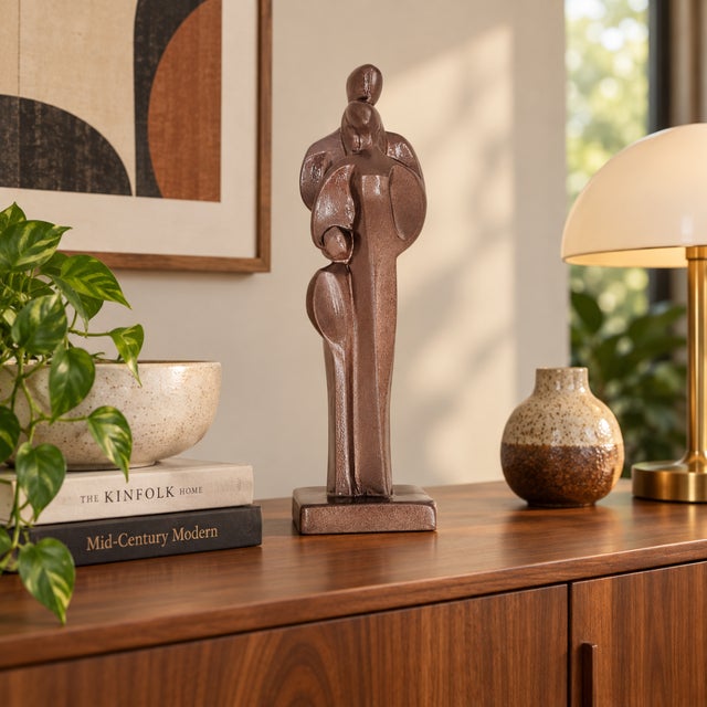Mid-Century Modern Restored Harris Marcus Endeavors “Family” Modernist Sculpture Signed 1990 17.5" For Sale - Image 3 of 11