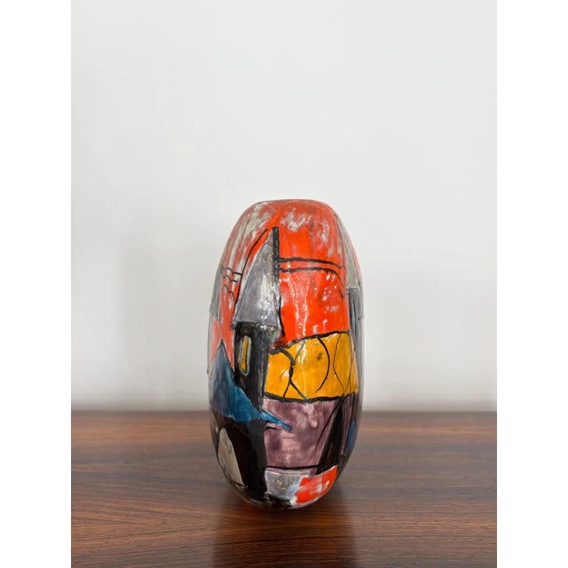 Ceramic Vase by Elio Schiavon, Italy, 1960s For Sale - Image 4 of 9