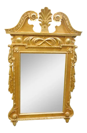 Friedman Brothers Georgian Style Gold Gilt Mirror