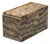 Antique 19th Century American Primitive Folk Art Paint Decorated Wood Candle Box With Smoke Pattern Design For Sale