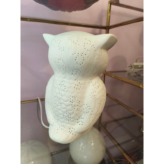 Owl-Shaped Table Lamp, 1970s For Sale - Image 3 of 6