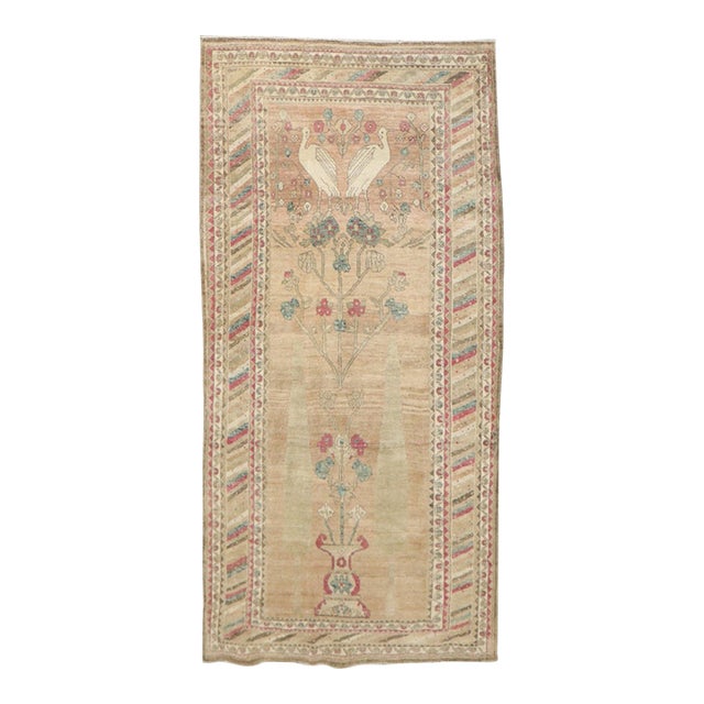 Pigeon Bird Camel Bidjar Rug no. j5244 For Sale