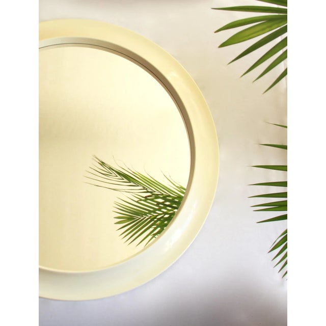 Large Vintage Plastic Pop Mirror, Italy, 1970s For Sale - Image 4 of 8