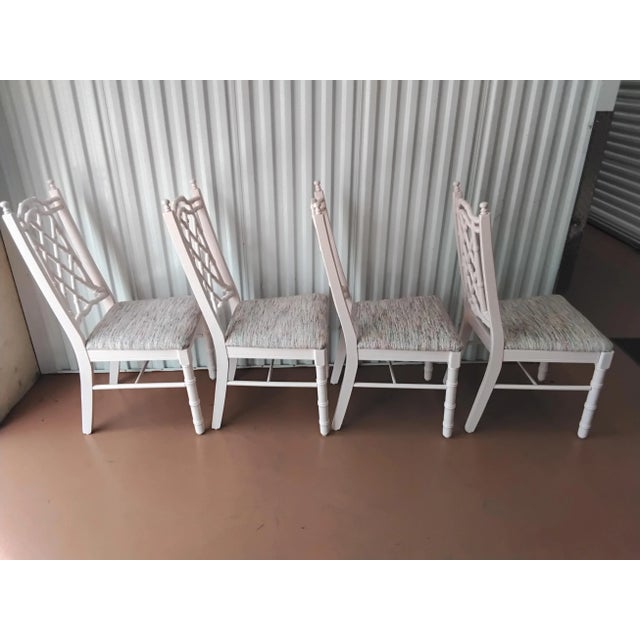 1960s Old Florida Chinoiserie Chairs Set of 4 Chairish