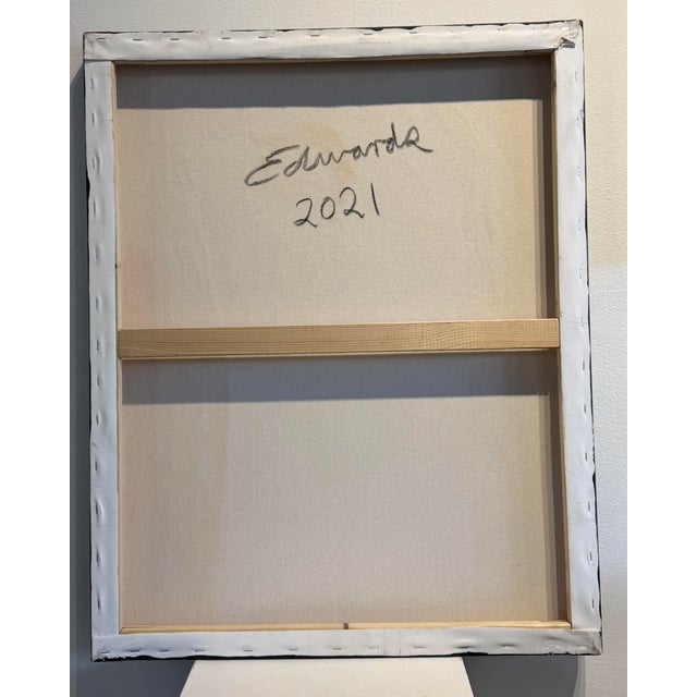 Contemporary Stanley Dean Edwards Stomy Abstract Painting For Sale In Chicago - Image 6 of 6