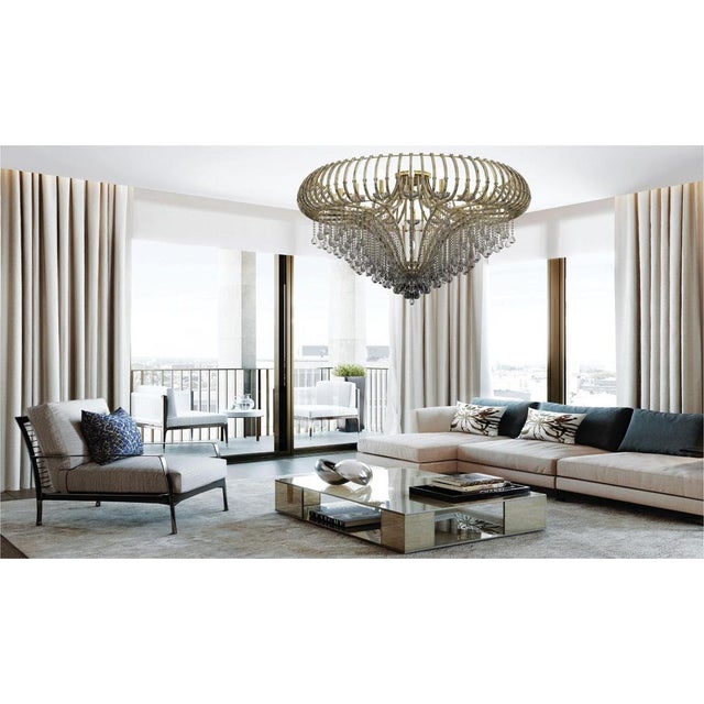 Not Yet Made - Made To Order Maria Theresa 20 Lights Chandelier in Polished Chrome and Crystal by Aggiolight For Sale - Image 5 of 6