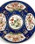 Traditional Chamberlains Worcester 'Africa' Pattern Cobalt Blue Plate For Sale - Image 3 of 8