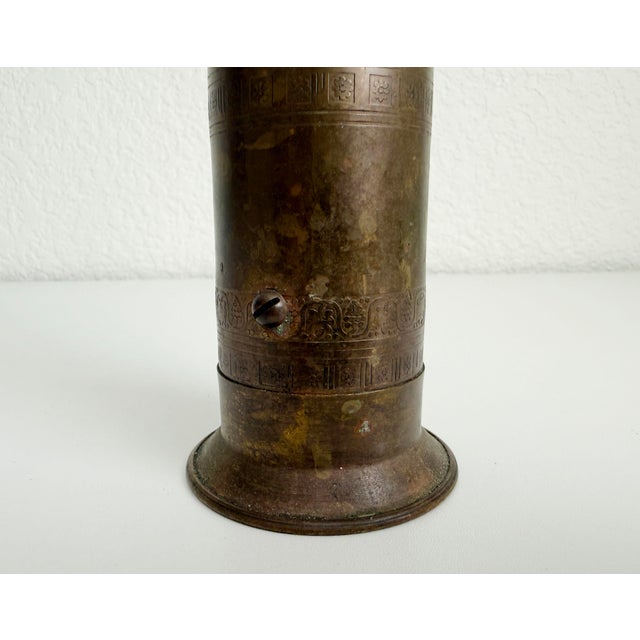 Late 20th Century Antique Brass Spice Mill / Coffee Grinder, Early 20th Century For Sale - Image 5 of 7