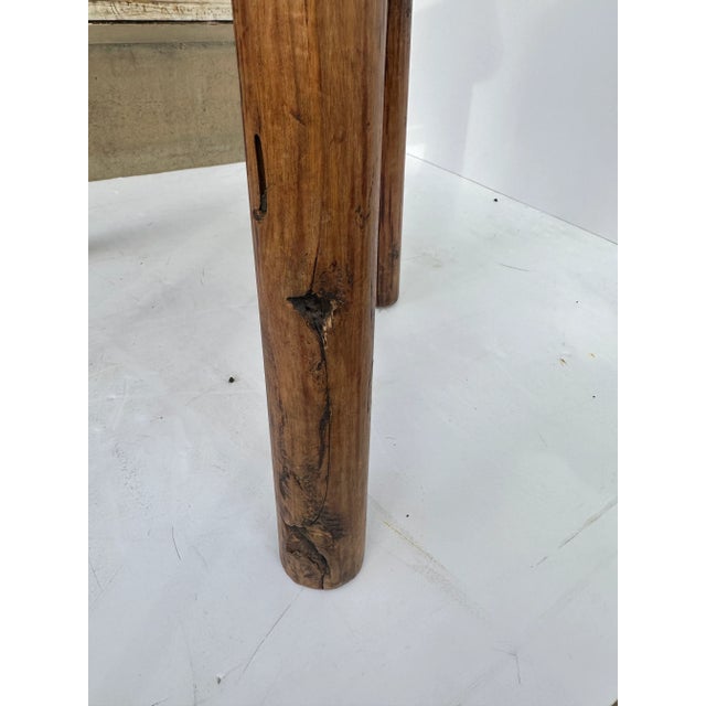 Brown Late 19th C Chinese Provincial Stool For Sale - Image 8 of 9