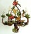 Italian Metal Grapes and Leaves Five-Light Chandelier, 1950s, in Very Good conditions. Designed 1950 to 1959 I have...