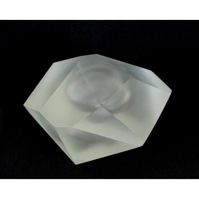 Gray Italian Blown Glass Sculpture by Massimo Micheluzzi, Murano, 2021 For Sale - Image 8 of 12
