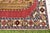 1960s 1960s Vintage Turkish Floral Desing Red Handmade Kayseri Rug For Sale - Image 5 of 12
