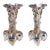 Pair Vintage Christofle Silver-Plate Radish Bud Vases | French Art Nouveau Style For Sale