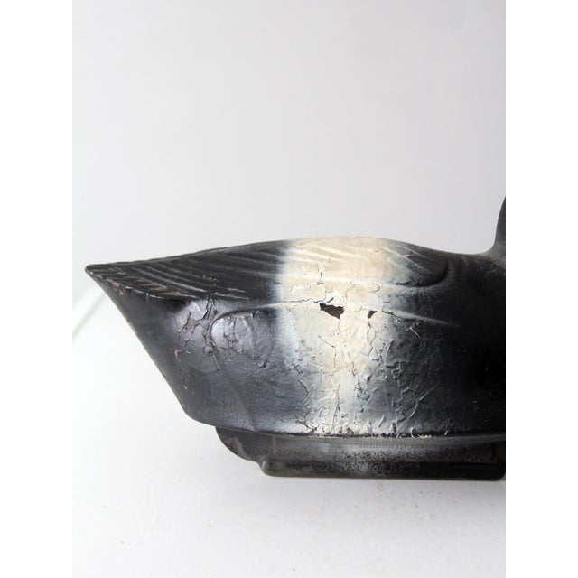 Vintage Neumann & Bennetts Plasti-Duk Scaup Duck Decoy With Weight For Sale - Image 10 of 16