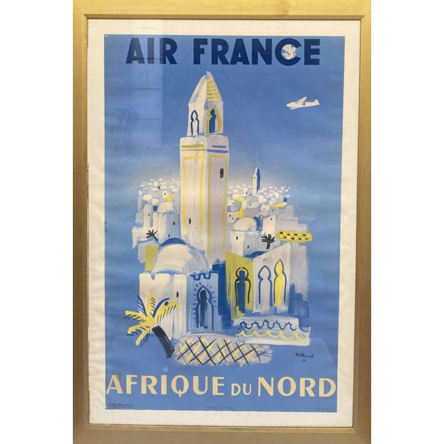 Bernard Villemot, Travel Poster Air France North Africa, 1920s, Paper For Sale - Image 6 of 7