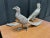 1970s Giant Silverplate Pheasant Sculptures - Pair For Sale - Image 5 of 8