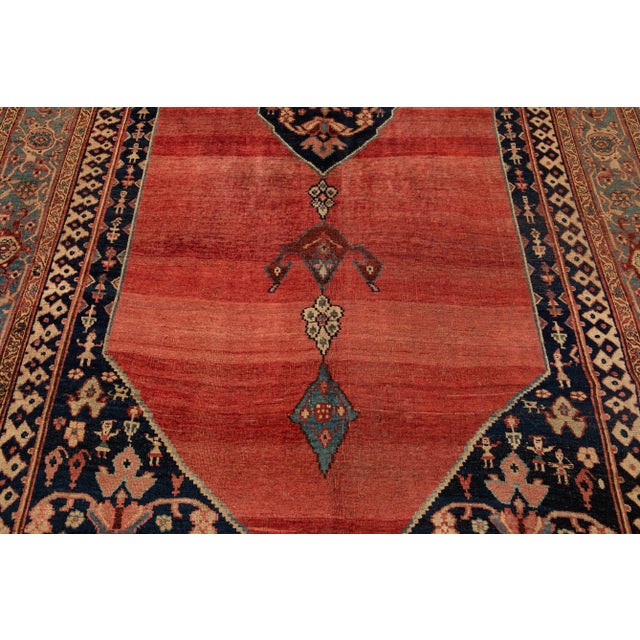 Early 20th Century Antique Bidjar Wool Rug For Sale - Image 11 of 13