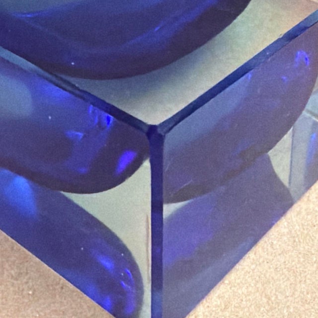 Mid-Century Modern 1960's Murano Sommerso Glass Catchall by Flavio Poli for Seguso For Sale - Image 3 of 5