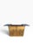 Campaign Attributed Mastercraft Brass & Burl Wood Bar Cabinet / Dry Bar, 1970s For Sale - Image 3 of 14