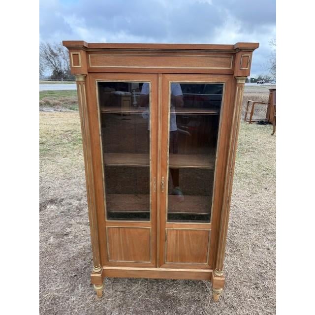 19th Century 19th Century French Louis XVI Bleached 2-Door Bookcases For Sale - Image 5 of 14