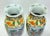 Vintage Chinese Porcelain Famille Jaune Yellow Vases With Foo Dogs & Chimera - a Pair For Sale In Tampa - Image 6 of 9