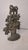 Antique Solid Cast Brass Floral Basket Doorstop With Bow and Verdigris Patina For Sale - Image 10 of 11