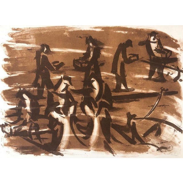 Lithograph, 1965 Handsigned by the artist in pencil and numbered 33/50 LCD4402 This piece is attributed to the mentioned...