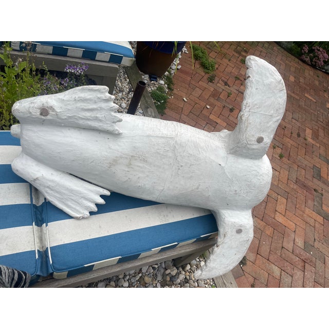 1950s Large 1950s Italian Papier-Mâché Seal Folk Art Sculpture For Sale - Image 5 of 9