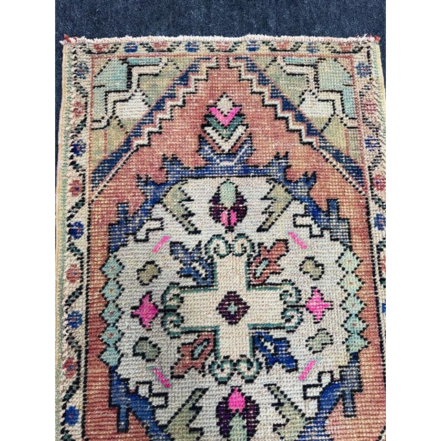 Turkish Yastik Rug 1'10" x 3'1" For Sale - Image 4 of 5