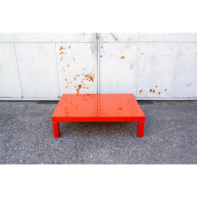 Orange Coffee Table, Italy, 1970s For Sale - Image 6 of 6