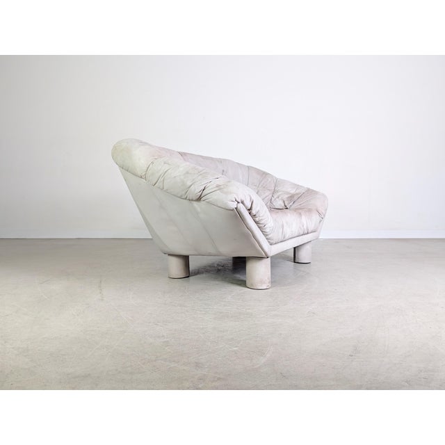 Vintage Two-Seater Sofa in Leather For Sale - Image 4 of 11