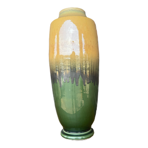 Maitland Smith Green Floor Vase 23.5” Tall