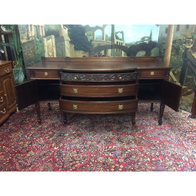 Antique Sideboard, Mahogany Buffet For Sale - Image 16 of 16