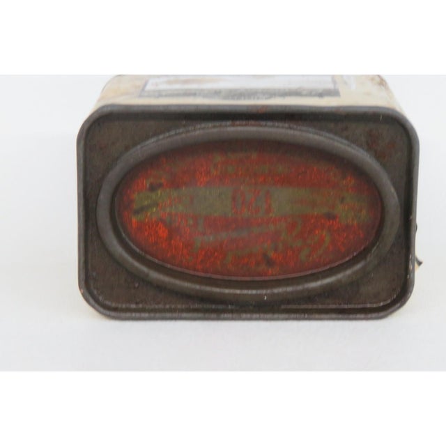 Mid 20th Century Bigelow Constant Comment Tea Bag Tin Lidded Canister With Gold Foil Label 4905b For Sale - Image 5 of 12