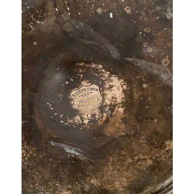 Silver 1869 Rogers Smith & Co. Silver Samovar – Ornate Victorian Masterpiece For Sale - Image 8 of 9