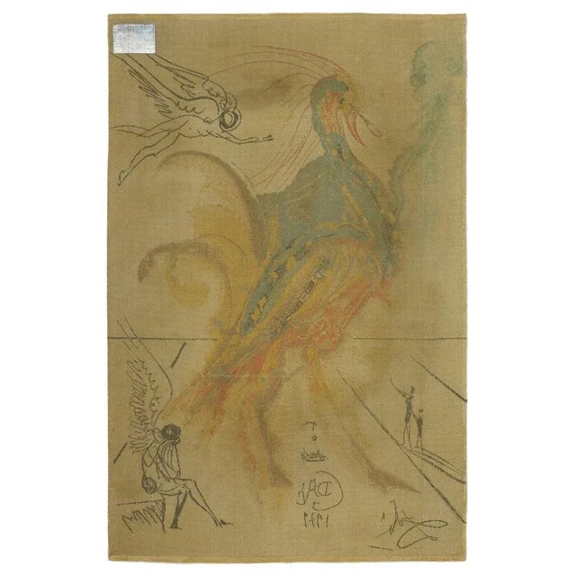 Le Grand Pavon Wool Carpet after Salvador Dali For Sale - Image 10 of 13
