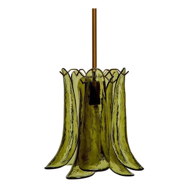 Jamie Young Cala Pendant in Green For Sale