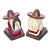 Vintage Siesta Charros Candleholder Bookends For Sale - Image 4 of 4