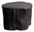 Tree Trunk Side Table Solid Teak Wood Natural Finish Modern Organic For Sale