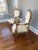 French Vintage French Gilt Fauteuil Armchairs - A Pair For Sale - Image 3 of 9