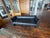 Black Gary Lee for Niedermeier Black Leather Architectural Sofa, Mid-1990s For Sale - Image 8 of 12