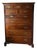 Leopold Stickley 10 Drawer Chippendale Style Highboy Dresser With Brass Hardware For Sale