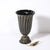 Black Art Deco Hand-Blown Murano Fluted Black Glass Up-Lights W/ 24kt Gold Flecks For Sale - Image 8 of 14