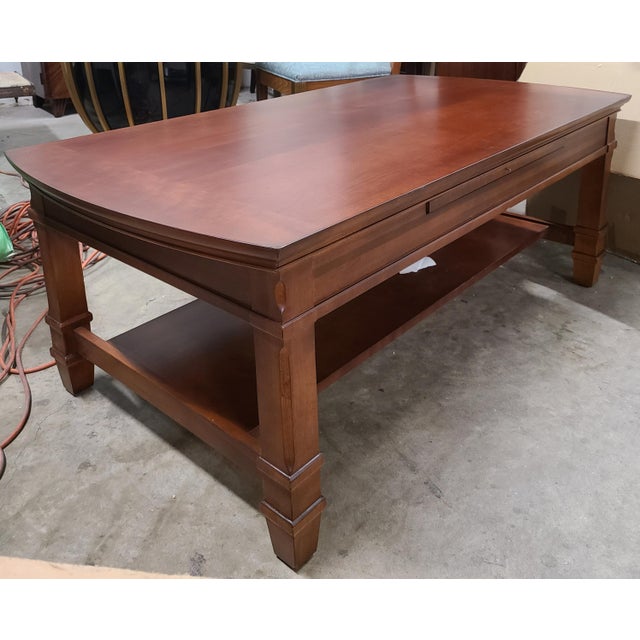 Thomasville Furniture Bridges 2.0 Brown Cherry Rectangular Cocktail