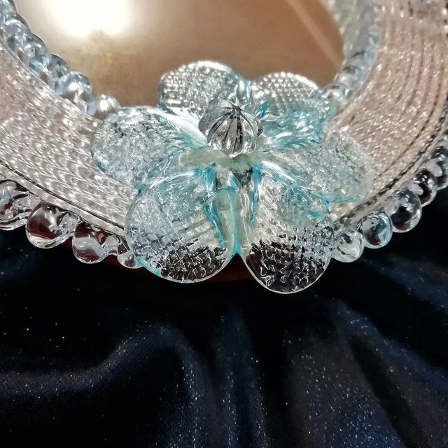 1970s Venetian Glass Hand Mirror, 1970s For Sale - Image 5 of 12