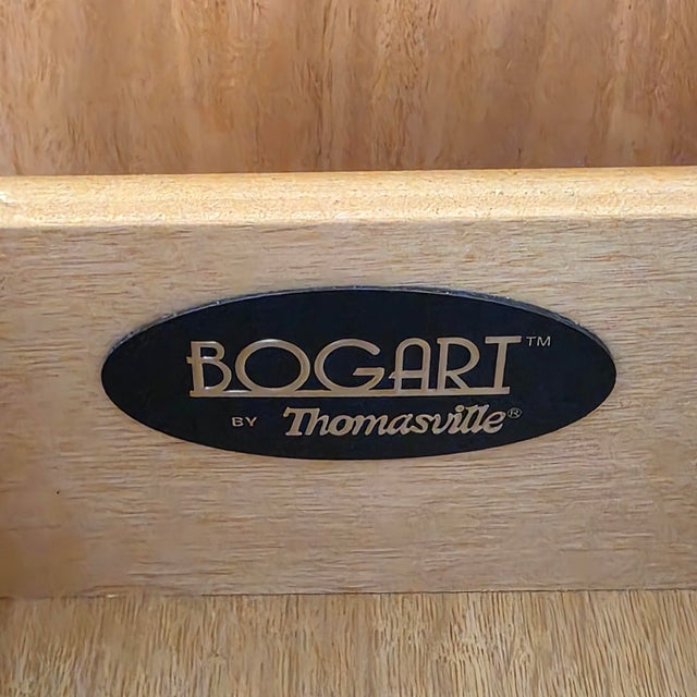 Thomasville Bogart Luxe Marble Top Burl Wood Buffet For Sale In Los Angeles - Image 6 of 6