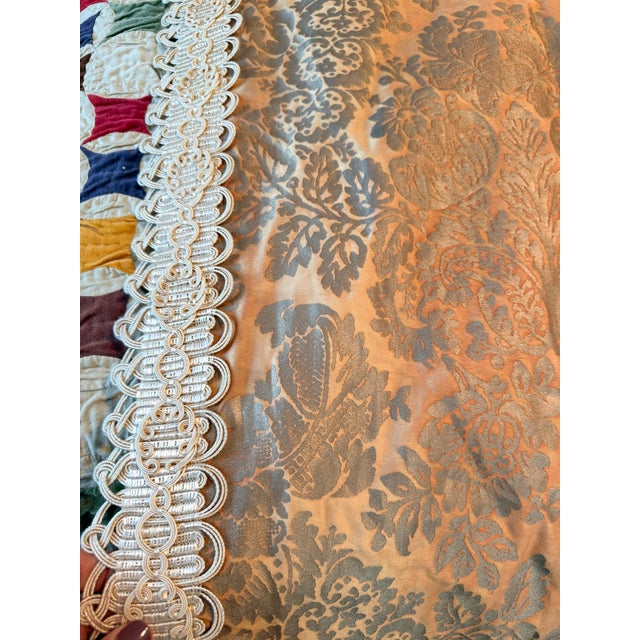 Pair of Fortuny Panels With Decorative Trim For Sale - Image 13 of 13