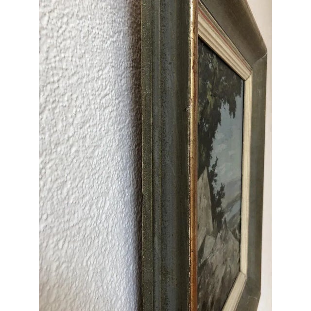 Emile-François Chambon, Les Sources, Collonges Bellerive, Genève, 1950, Oil on Canvas, Framed For Sale - Image 7 of 10